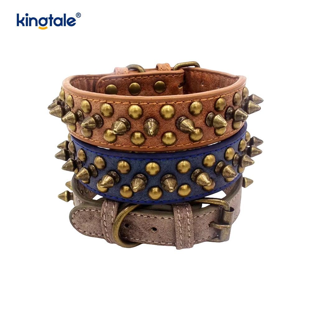 Anti-bite Rivet PU Pet Collar