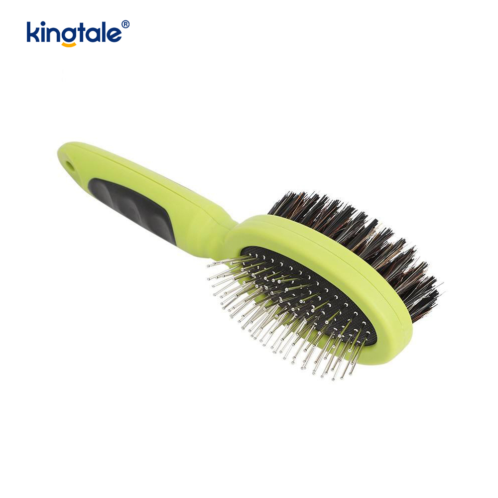 Pet Comb, Double-Sided Comb Double-Sided Brush For Shedding And Bathing
