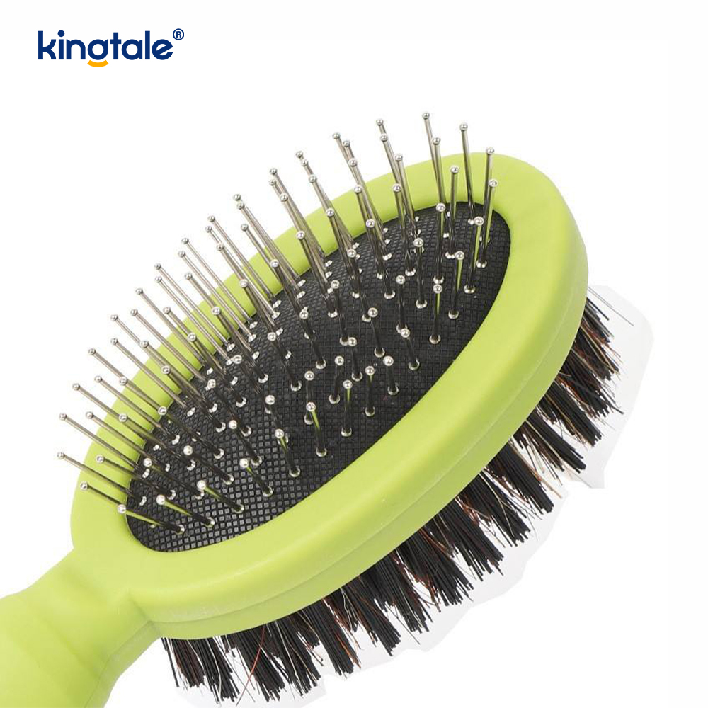 Pet Comb, Double-Sided Comb Double-Sided Brush For Shedding And Bathing