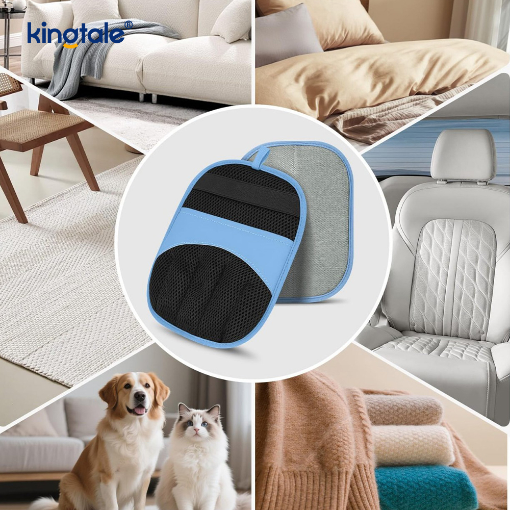 Pet Hair Removal Glove Magic Brush Electrostatic Mitt For Dogs & Cats