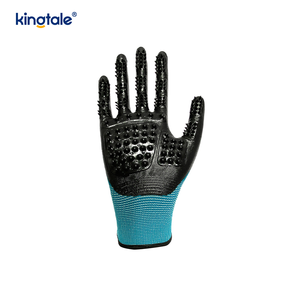 Pet Hair Remover Glove Gentle Pet Grooming Glove Brush Deshedding Glove