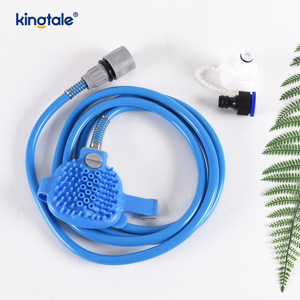 Dog Shower Attachment Pet Shower Sprayer For Pet Bathing And Dog Washing Diverter Valve With Handheld