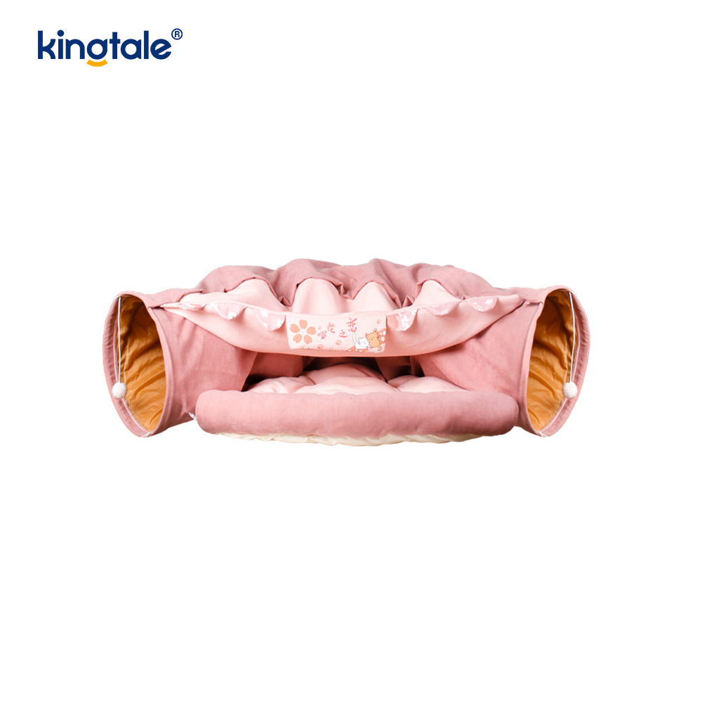 Collapsible Cat Play Tunnel Interactive Toy Maze Cat House Tunnels Indoor