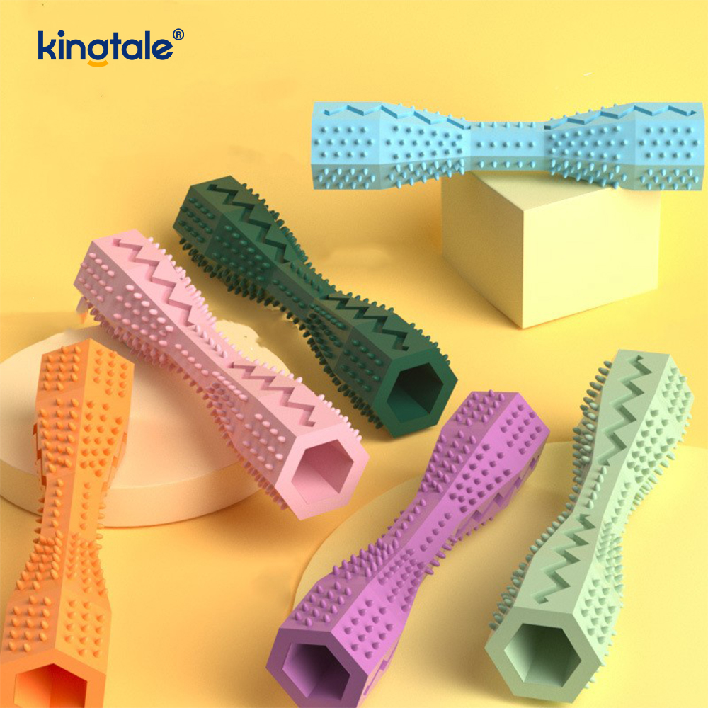 Pet Teething And Dental Care Hexagonal Toys For Cleaning Teeth