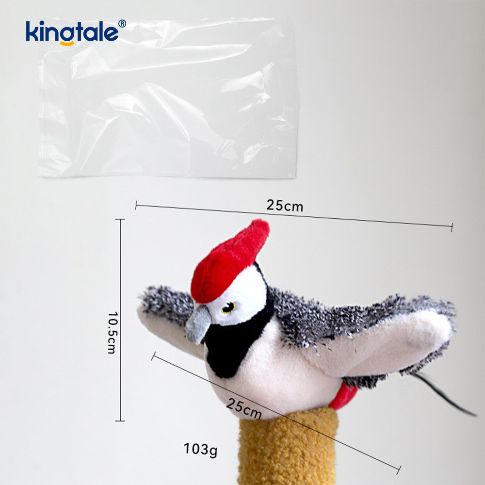 Simulated Sparrow Pet Plush Toy For All Breeds Cat Kicker Catnip Toys Sparrow