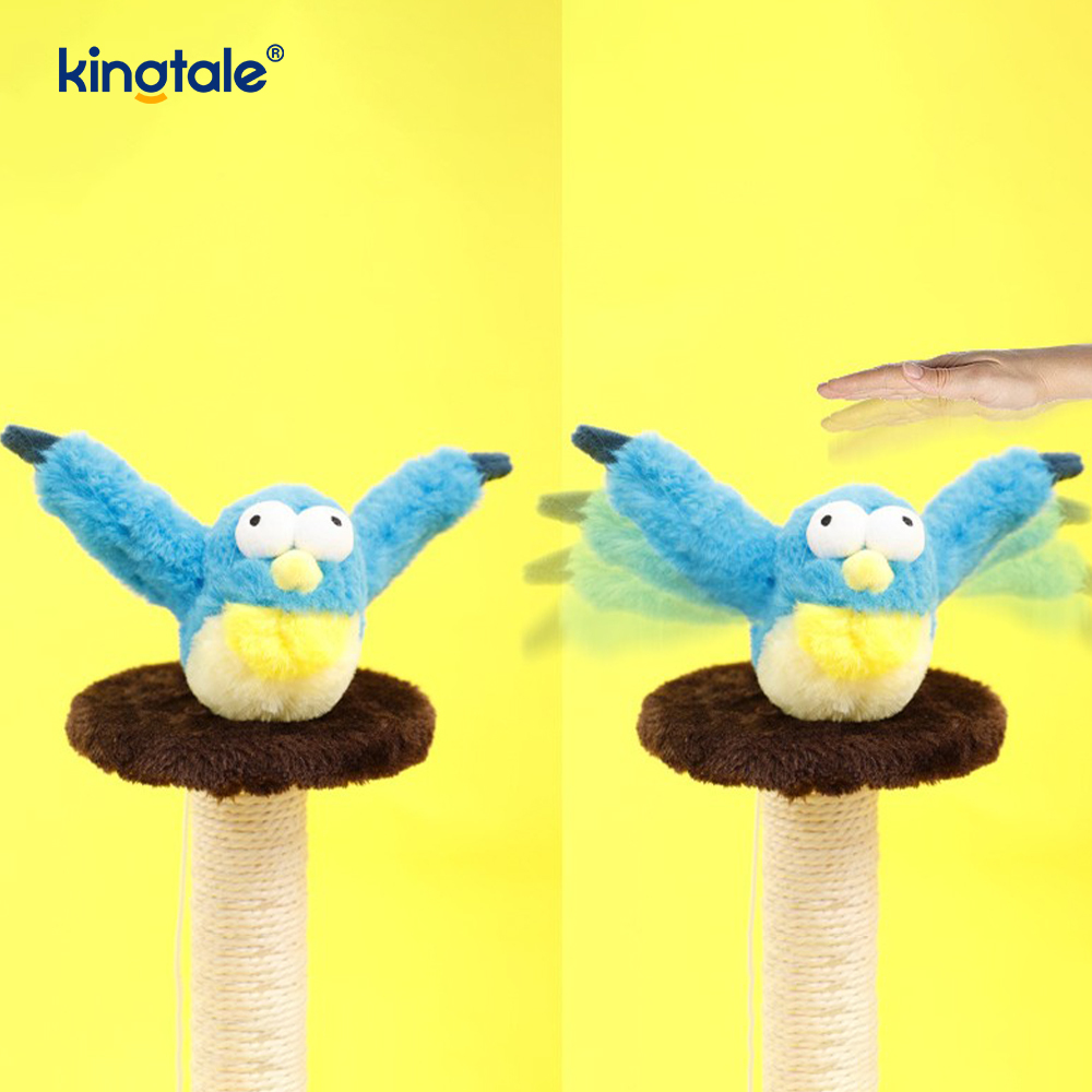 Simulated Sparrow Pet Plush Toy For All Breeds Cat Kicker Catnip Toys Sparrow