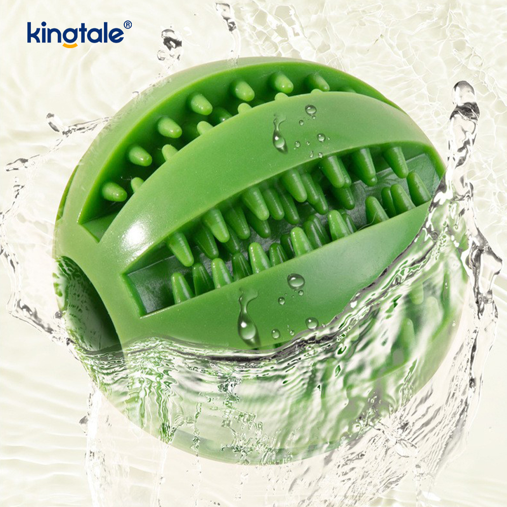 Dog Toy Pull-Out Chewable Rubber Treat Ball Indoor And Outdoor