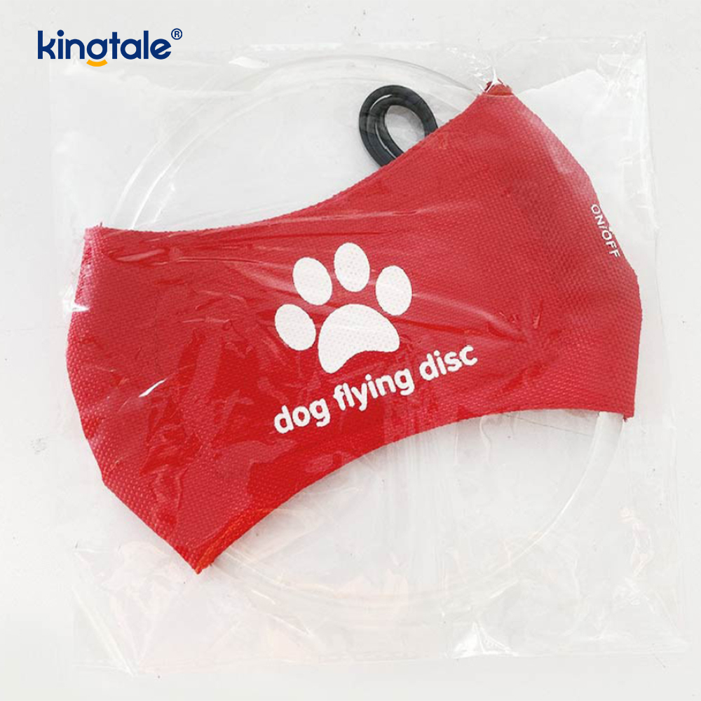 Pet Light-Up Frisbee High Visibility Lighted Pet Training Throwing Playing For Exercise