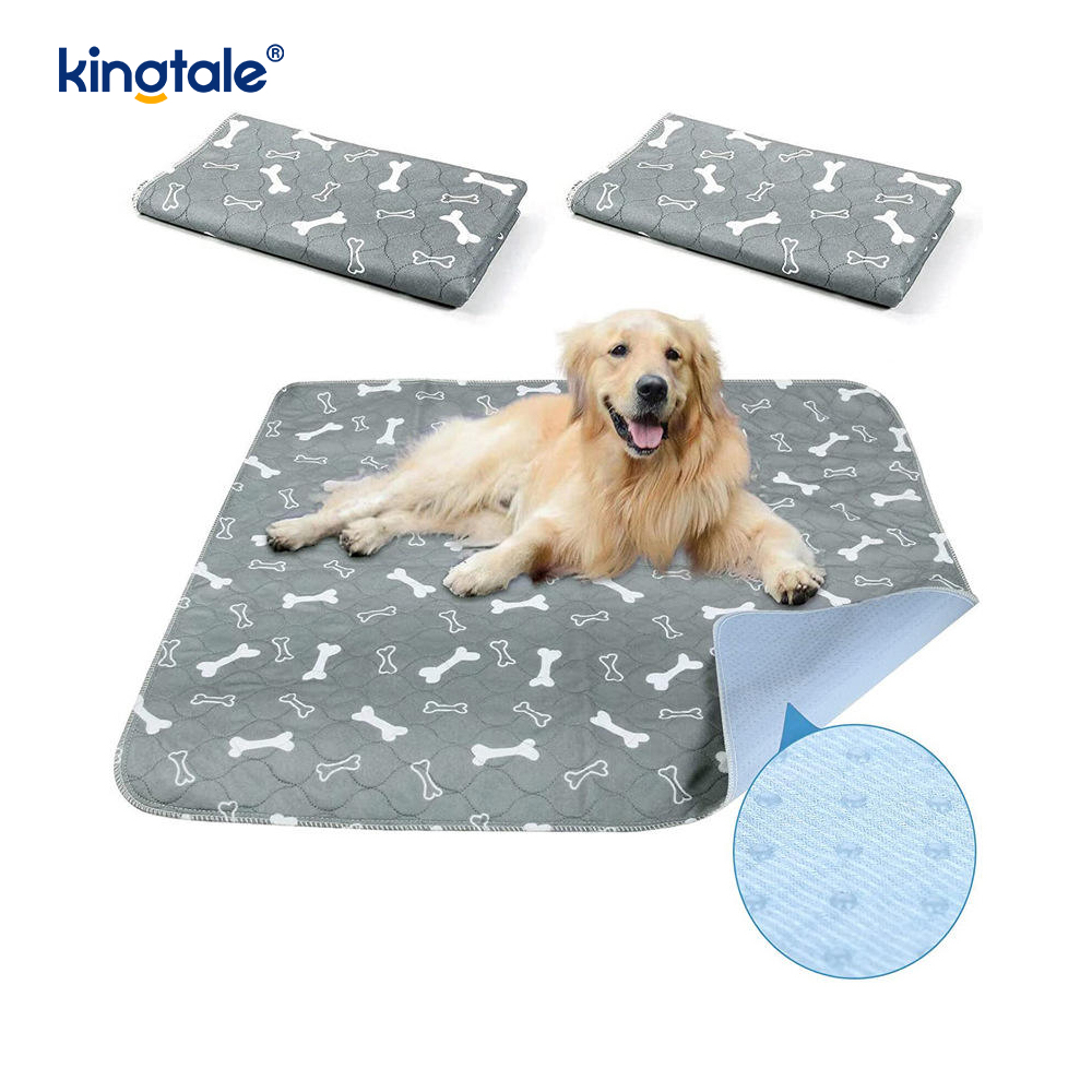 Pet Changing Mat Reusable Dog Mat For Floor Non-Slip Washable Pee Pads For Dogs