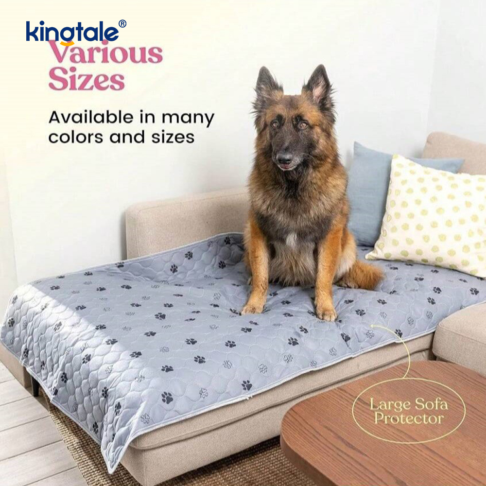 Pet Changing Mat Reusable Dog Mat For Floor Non-Slip Washable Pee Pads For Dogs