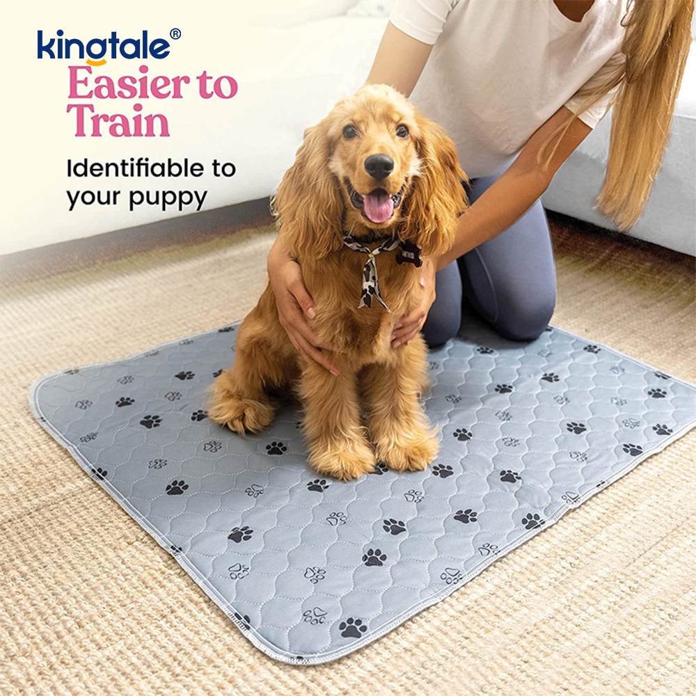 Pet Changing Mat Reusable Dog Mat For Floor Non-Slip Washable Pee Pads For Dogs