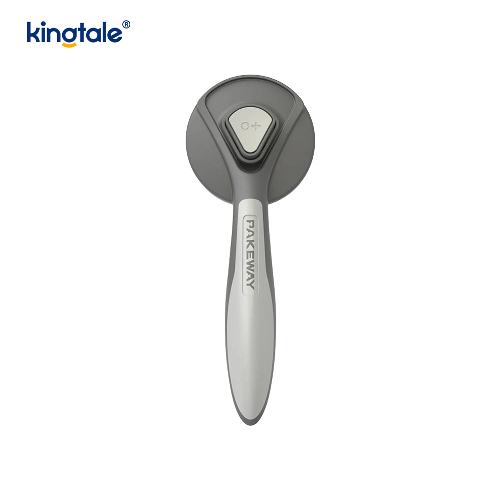 Self Cleaning Slicker Brush & Pet Grooming Rake & Flea Comb For Dogs