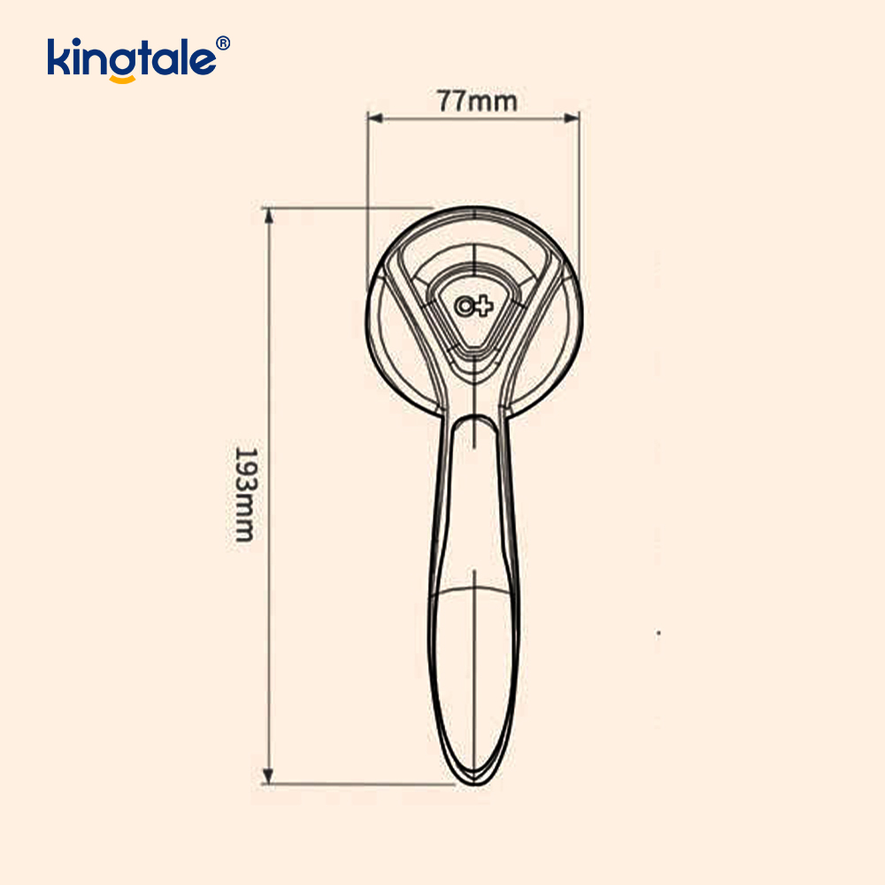 Self Cleaning Slicker Brush & Pet Grooming Rake & Flea Comb For Dogs
