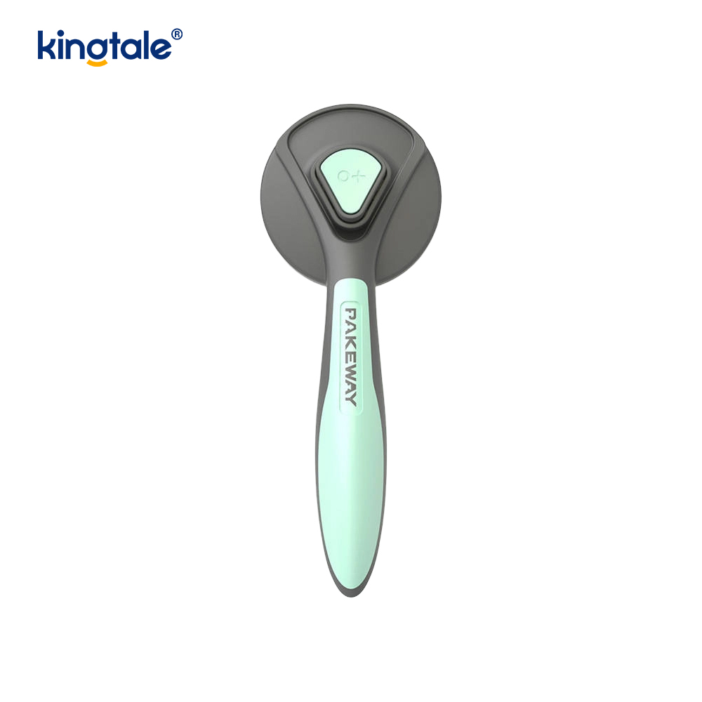 Self Cleaning Slicker Brush & Pet Grooming Rake & Flea Comb For Dogs