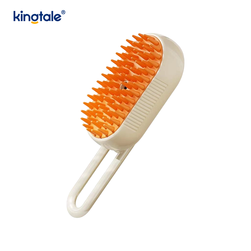 Cat Steam Brush 3 In 1 Steamy Pet Brush Silicone Massage Dog Hair Remover Comb