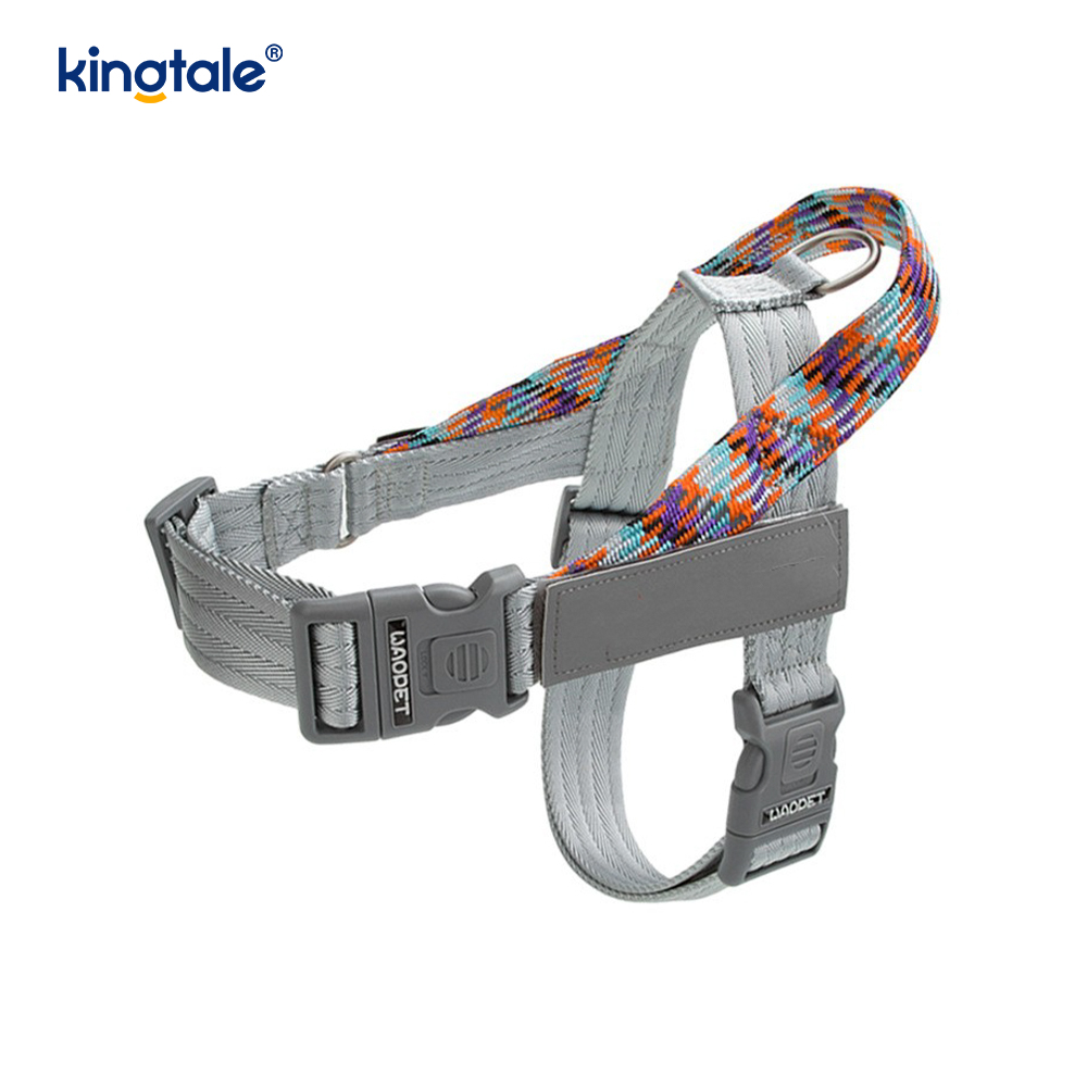 Developed Braid Nylon Webbing Highlight Reflective Dog Harness 
