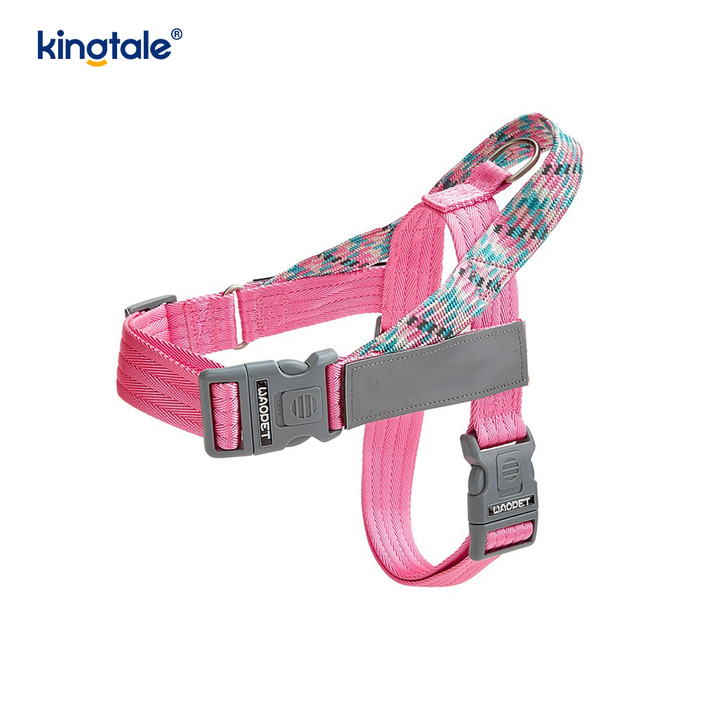 Developed Braid Nylon Webbing Highlight Reflective Dog Harness 