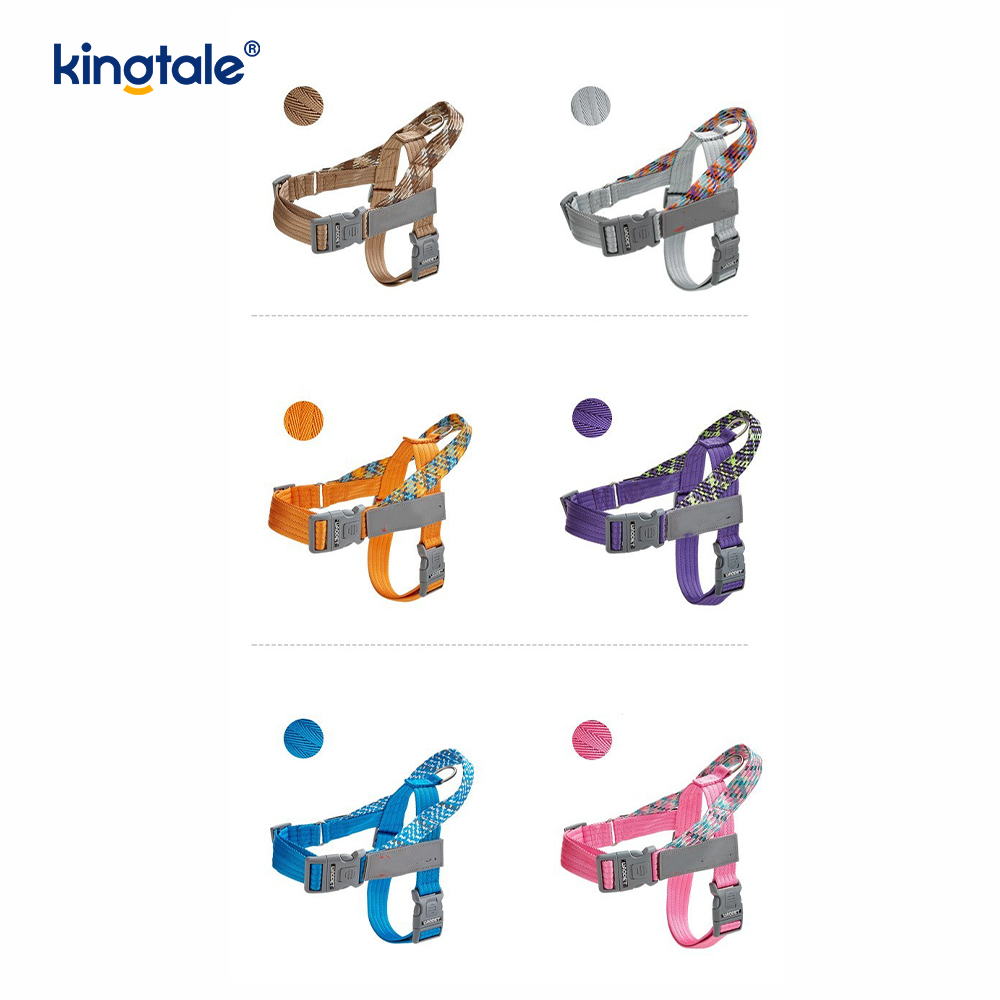 Developed Braid Nylon Webbing Highlight Reflective Dog Harness 