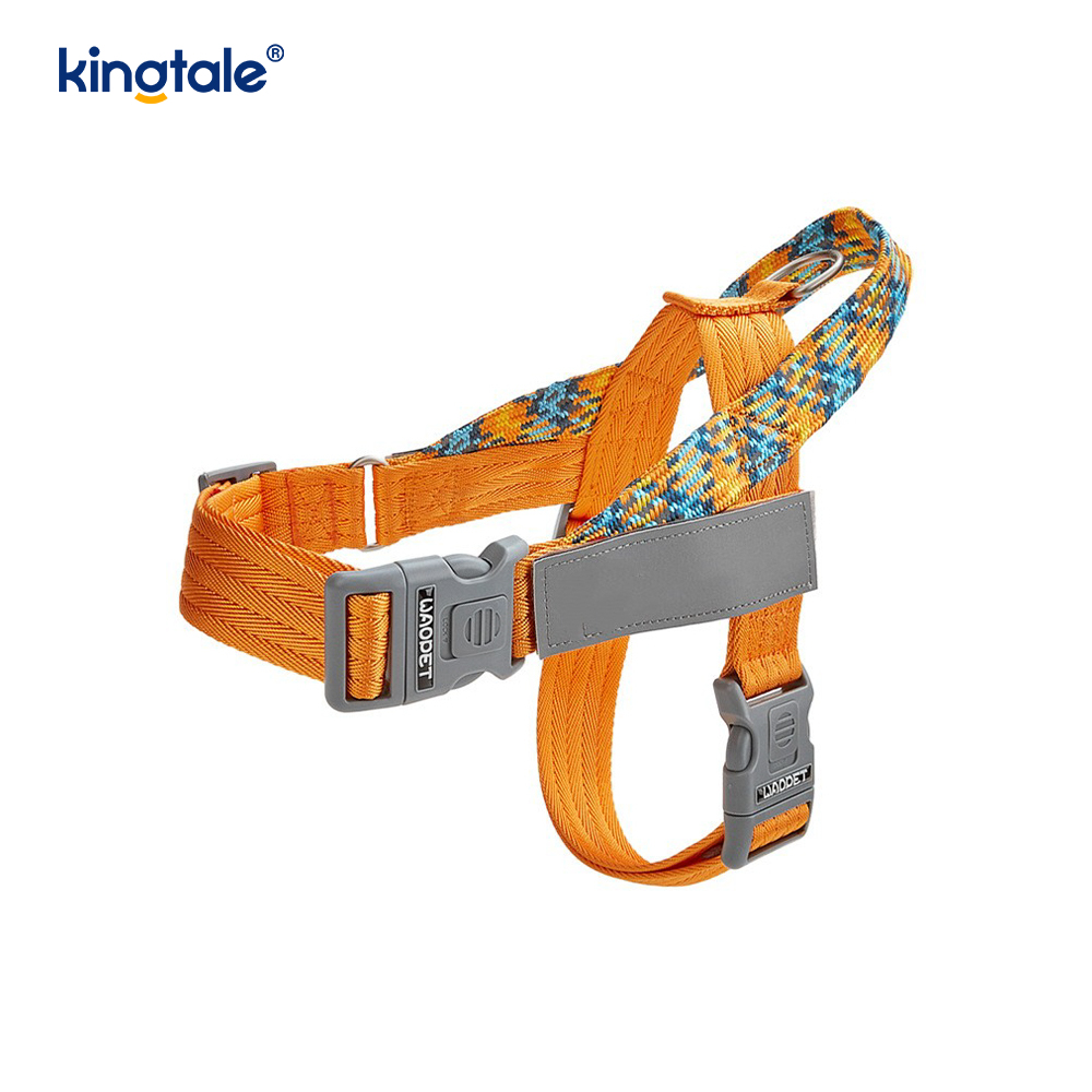 Developed Braid Nylon Webbing Highlight Reflective Dog Harness 