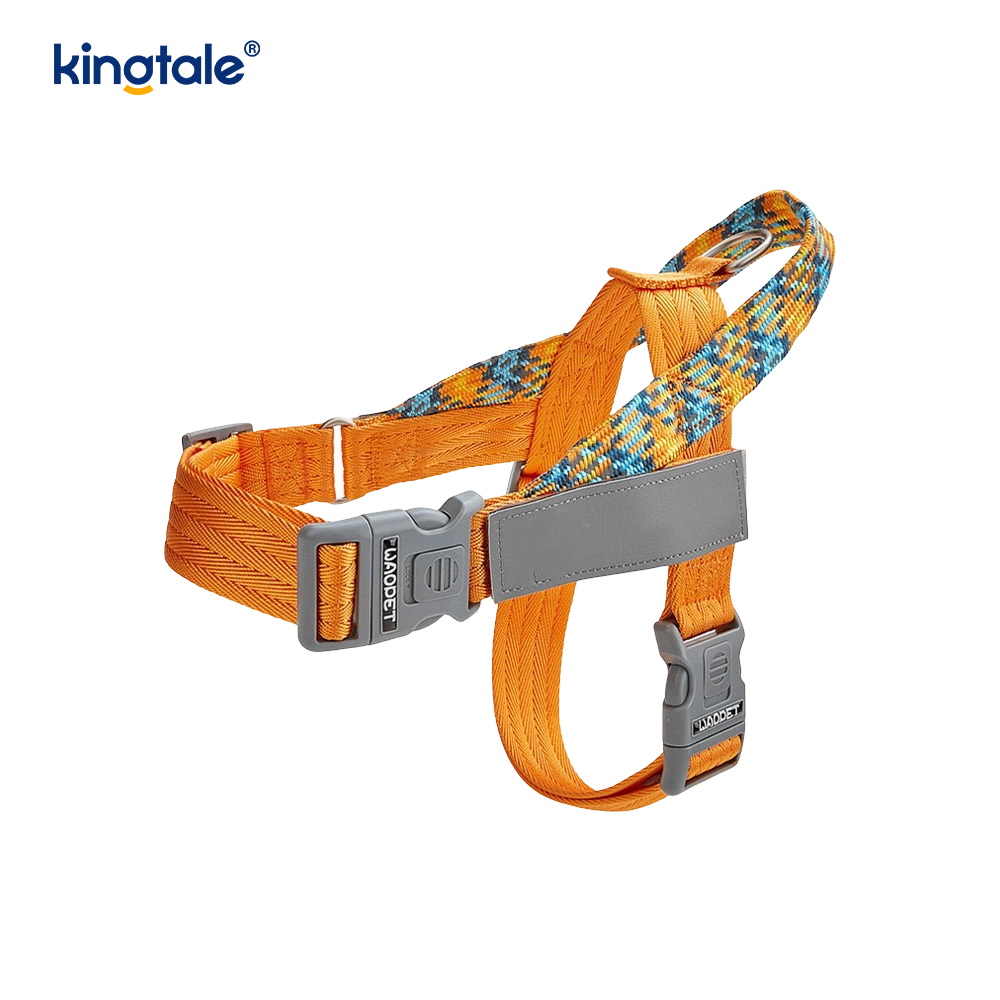 Developed Braid Nylon Webbing Highlight Reflective Dog Harness 