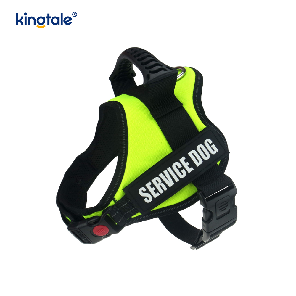 No Pull Reflective Designer Dog Harness Solid Nylon Rope Dog Leash 