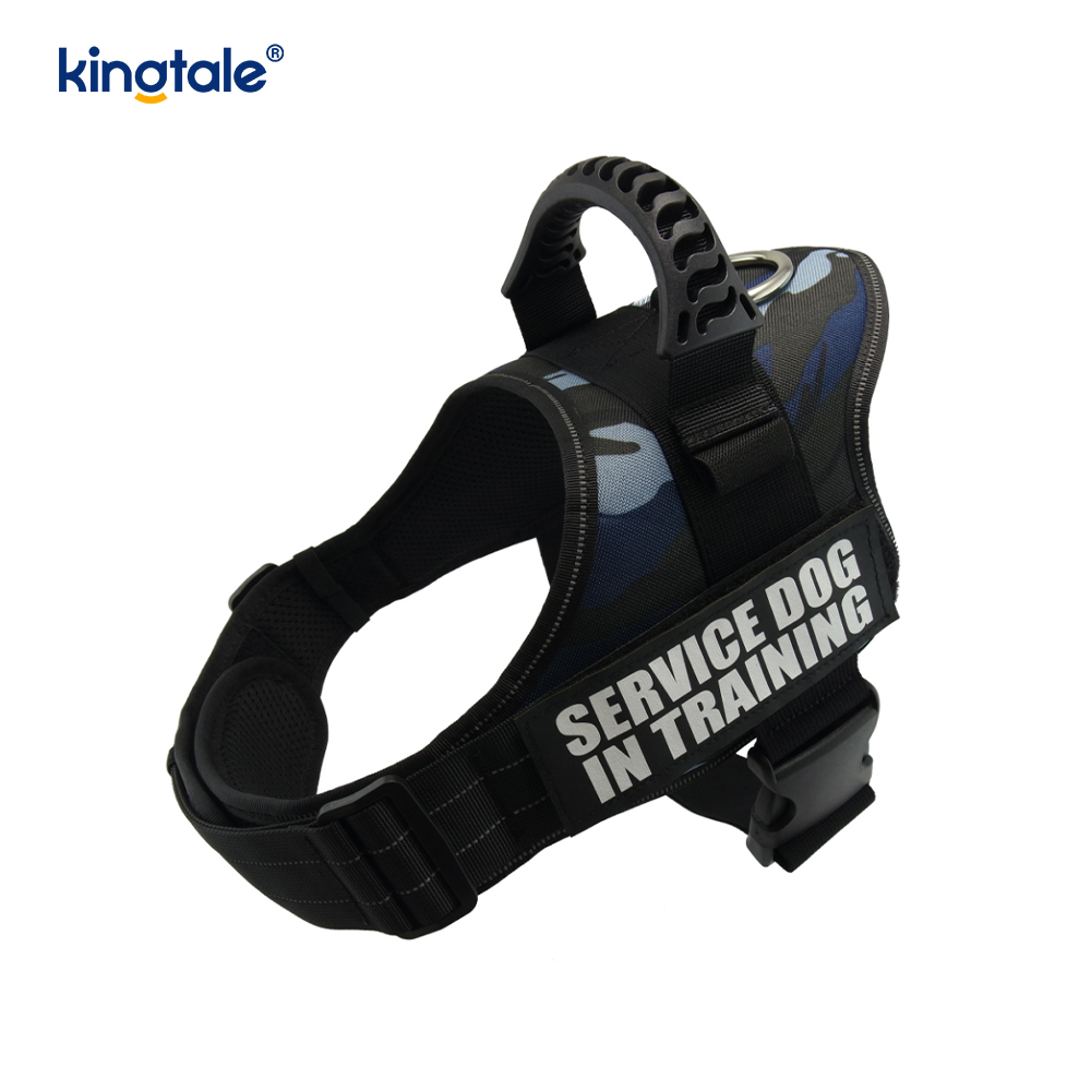 No Pull Reflective Designer Dog Harness Solid Nylon Rope Dog Leash 