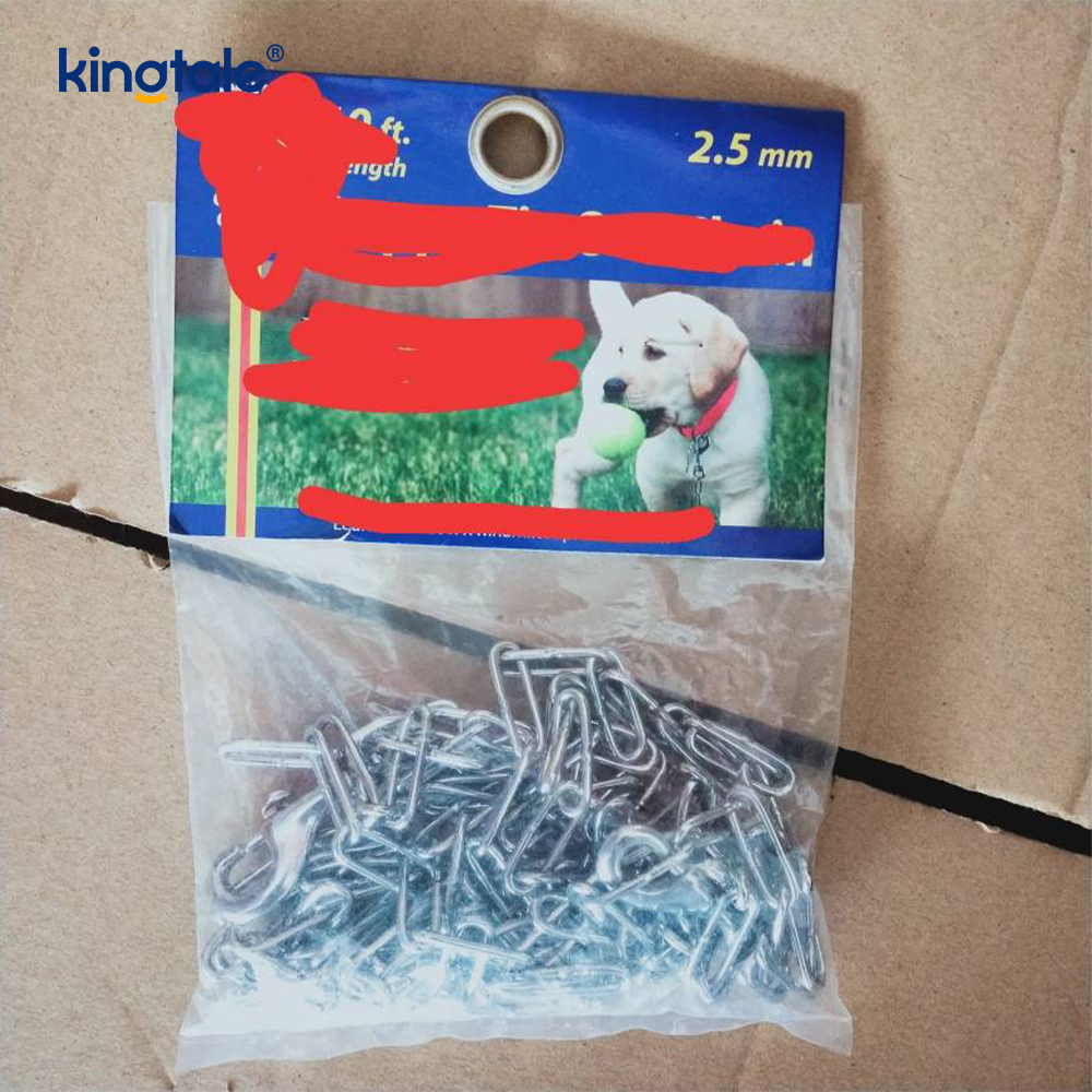 Pet Pinch Choke Collars Carbon Steel Metal Prong Dog Training Collar 