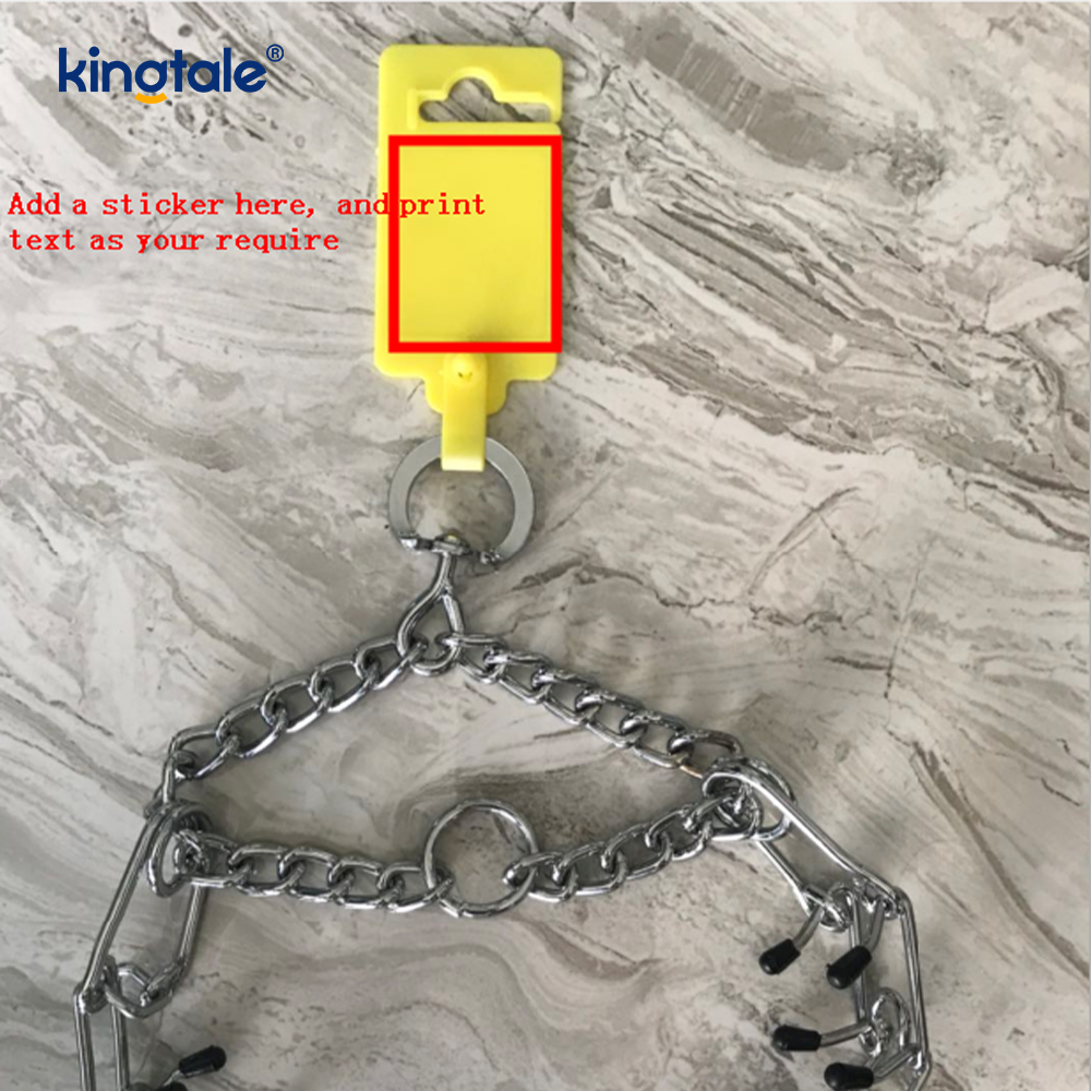 Pet Pinch Choke Collars Carbon Steel Metal Prong Dog Training Collar 