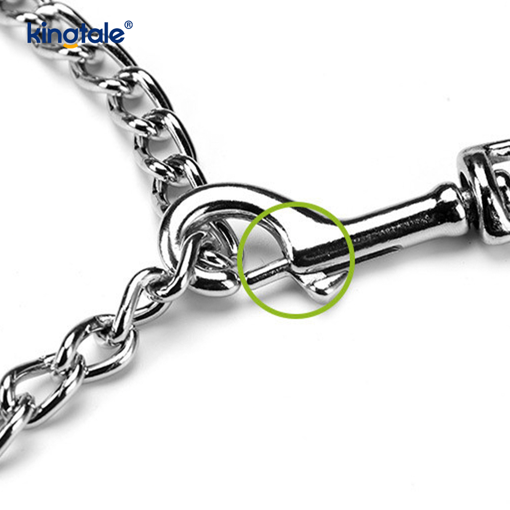 Custom Metal Heavy Duty Dog Chain Lead With Foam Handle For Dogs