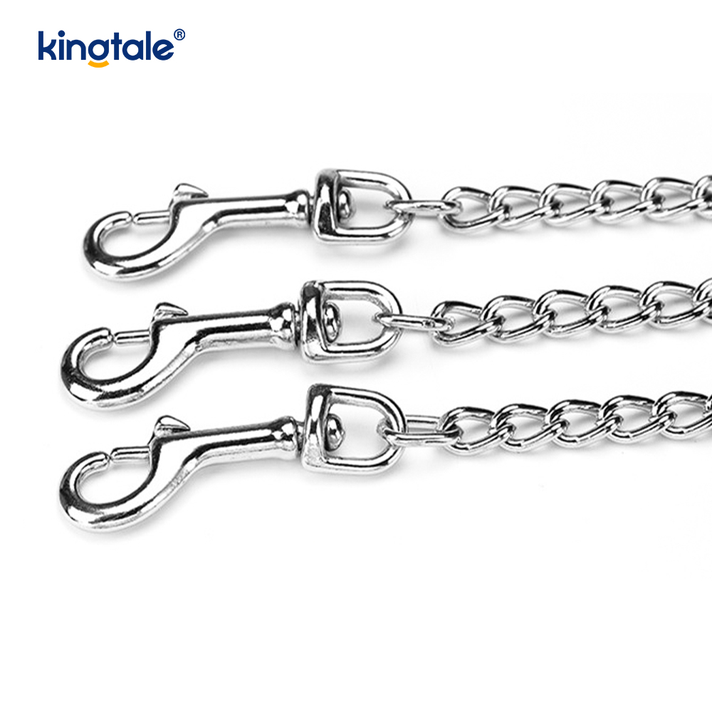 Custom Metal Heavy Duty Dog Chain Lead With Foam Handle For Dogs