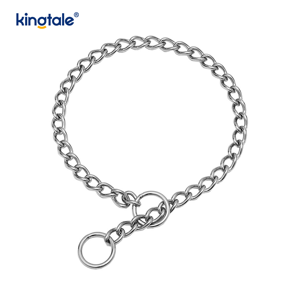 Metal Training Dog Choke Collar Slip P Chain Heavy Chain For Dogs