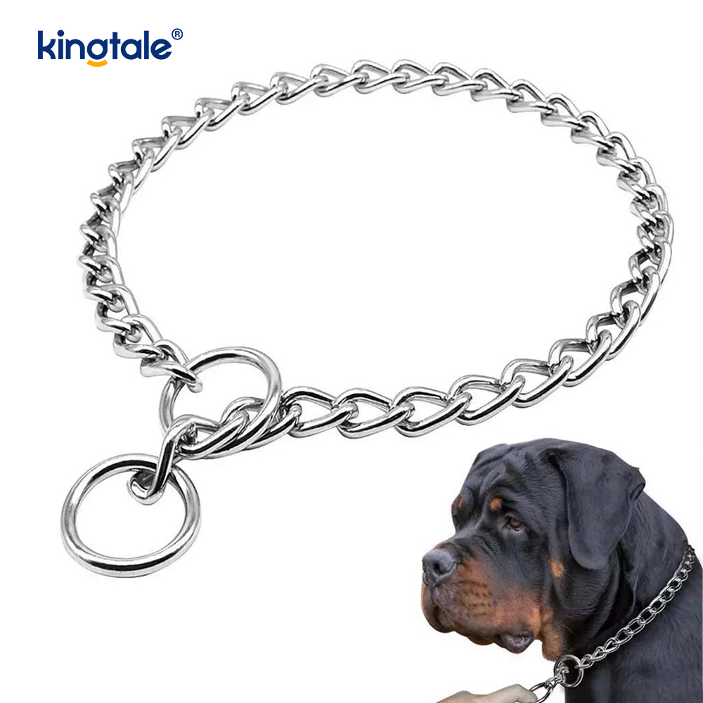Metal Training Dog Choke Collar Slip P Chain Heavy Chain For Dogs