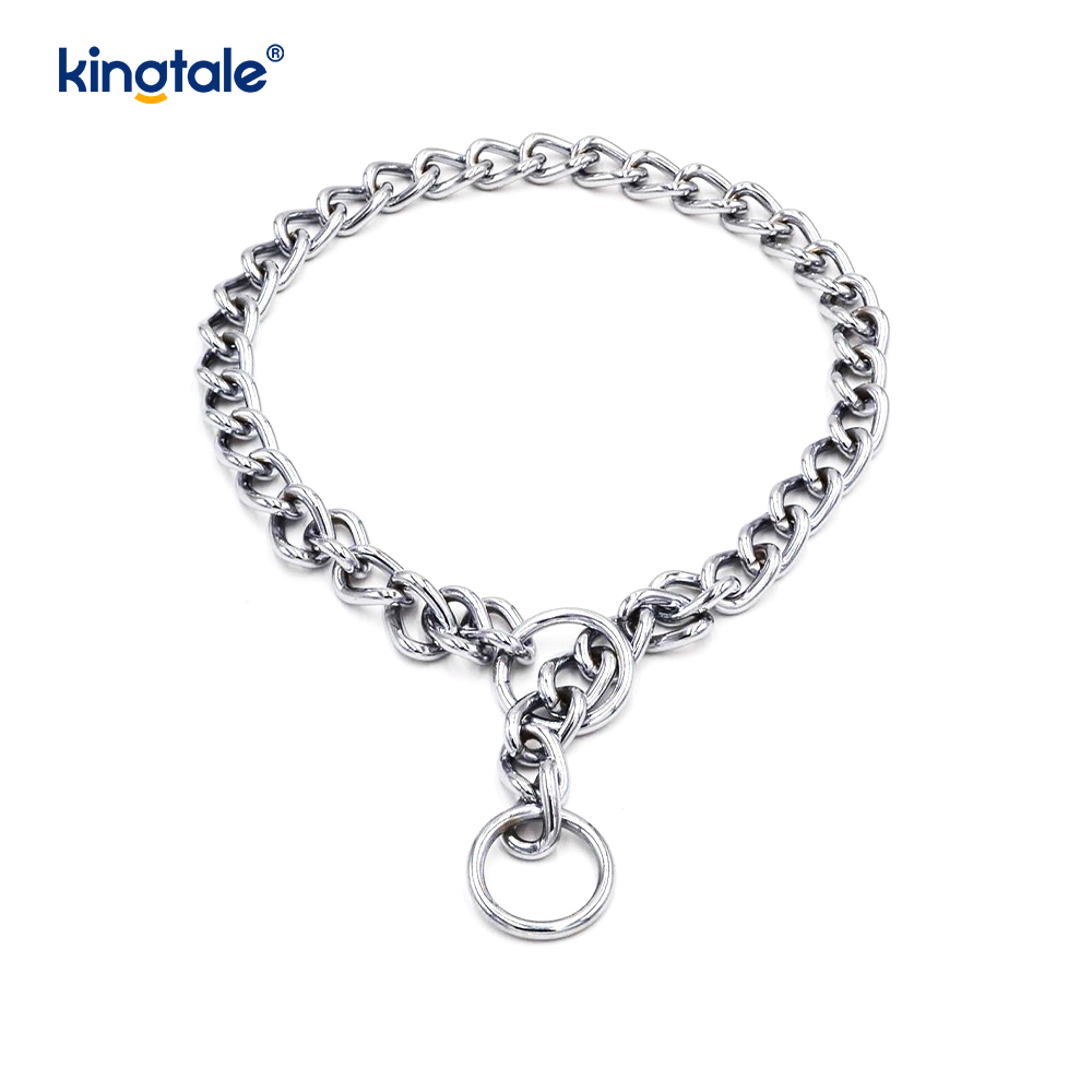 Metal Training Dog Choke Collar Slip P Chain Heavy Chain For Dogs