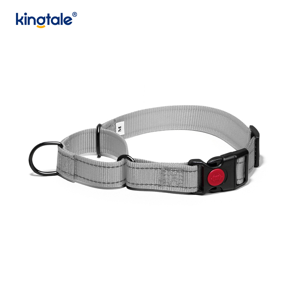 No Pull Reflective Adjustable Nylon Martingale Dog Collar For S M L Dogs