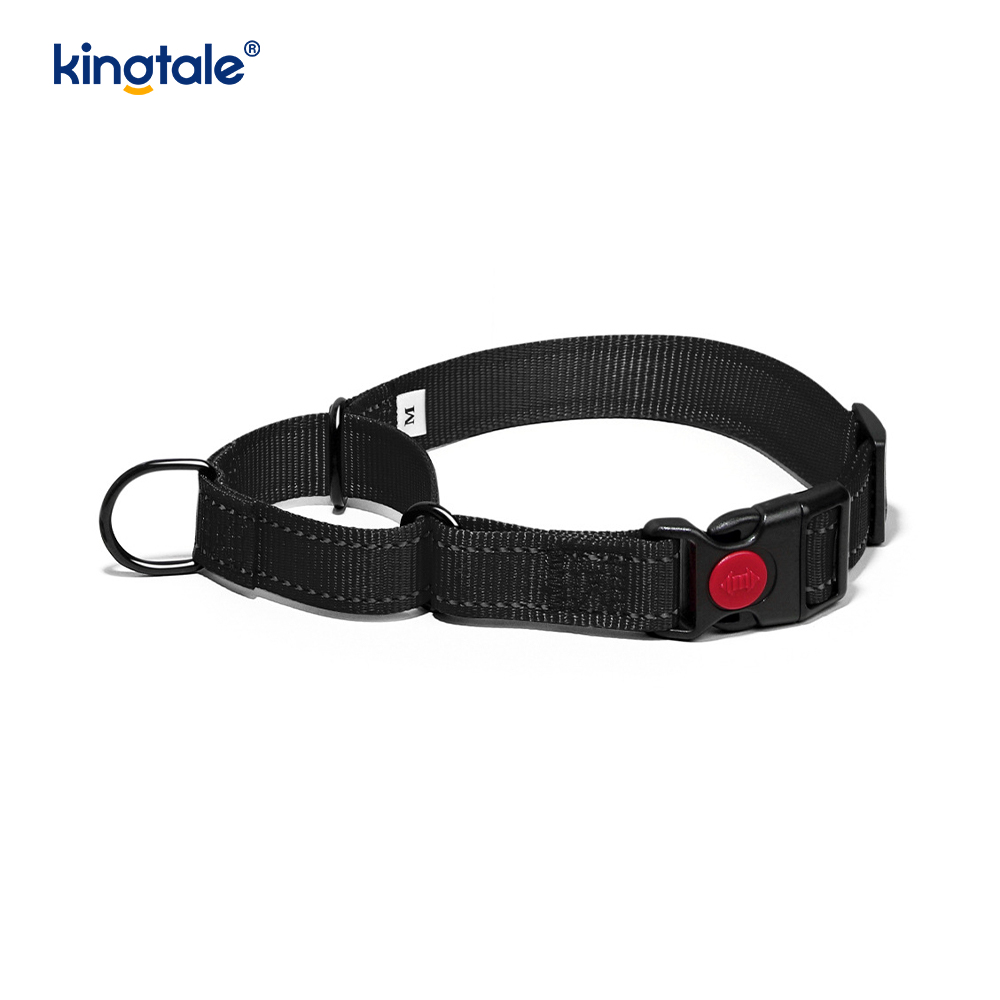 No Pull Reflective Adjustable Nylon Martingale Dog Collar For S M L Dogs