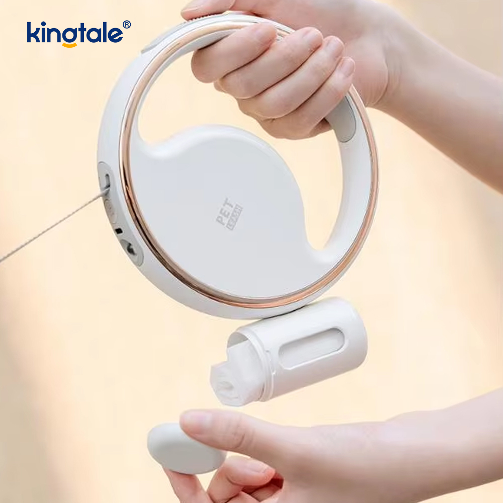 Simple Modern Led Lighting Automatic Retractable Nylon Dog Collar Leash