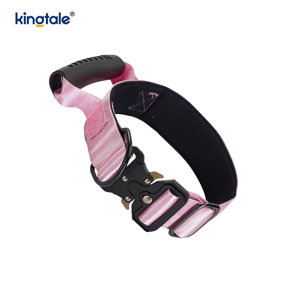 Tactical Training Nylon Control Handle & Quick-Release Metal Buckle Collar