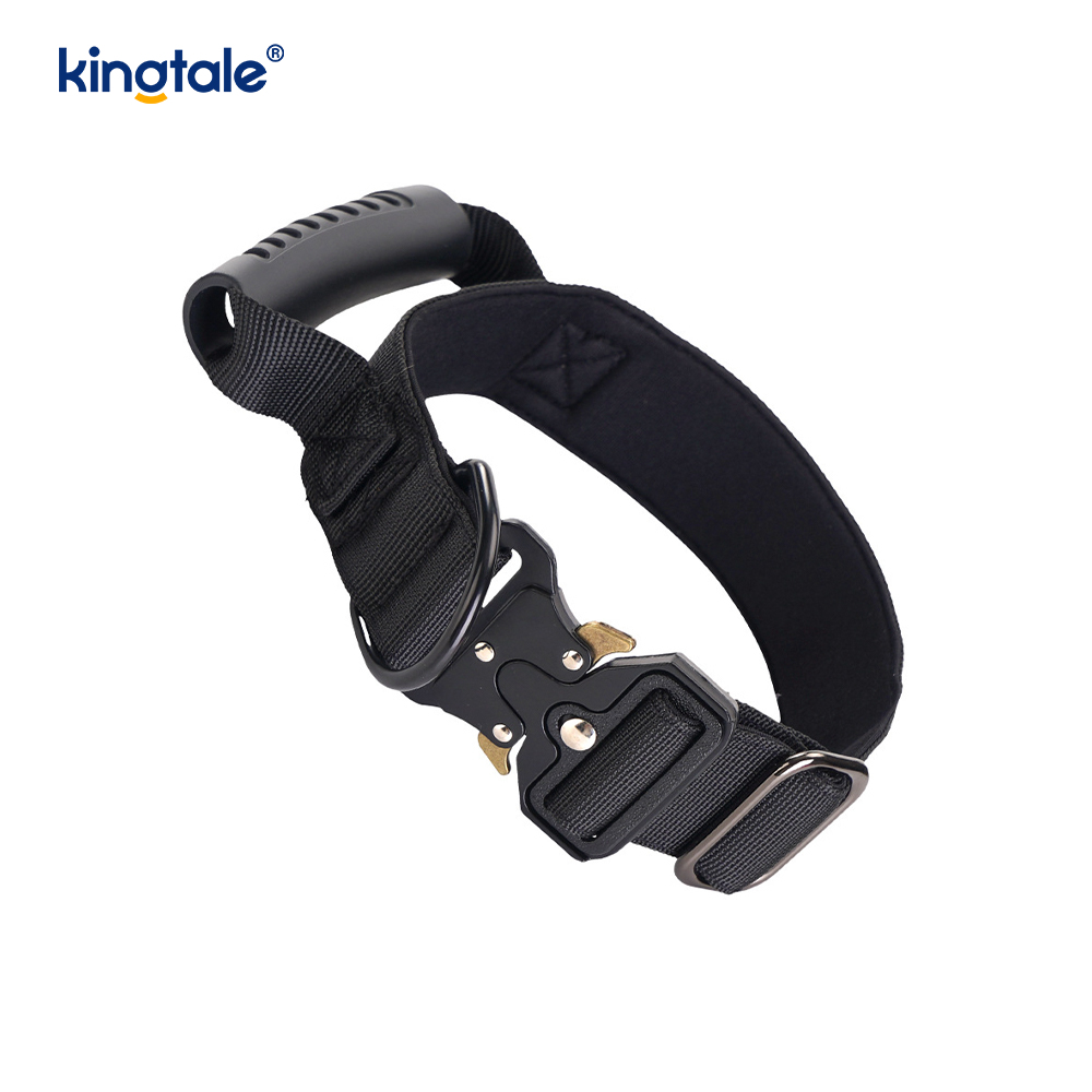 Tactical Training Nylon Control Handle & Quick-Release Metal Buckle Collar