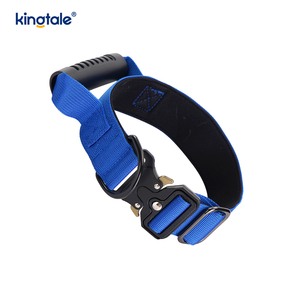 Tactical Training Nylon Control Handle & Quick-Release Metal Buckle Collar