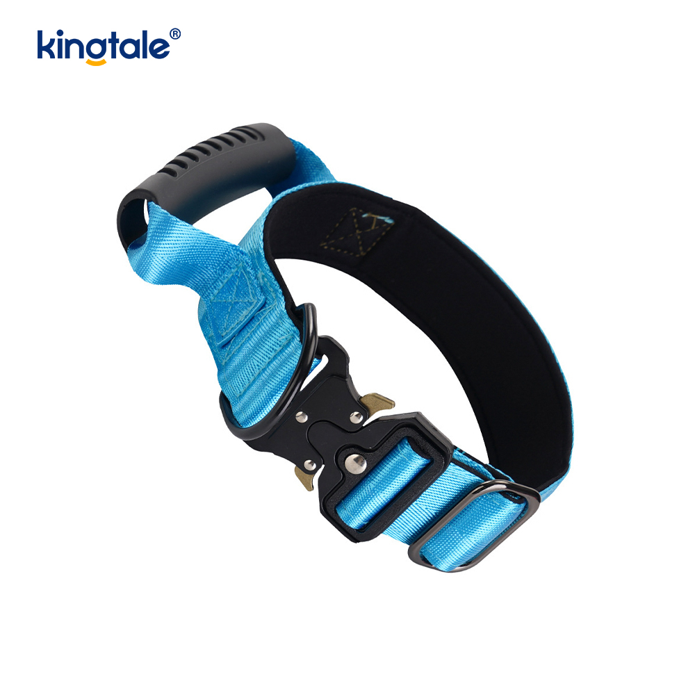 Tactical Training Nylon Control Handle & Quick-Release Metal Buckle Collar