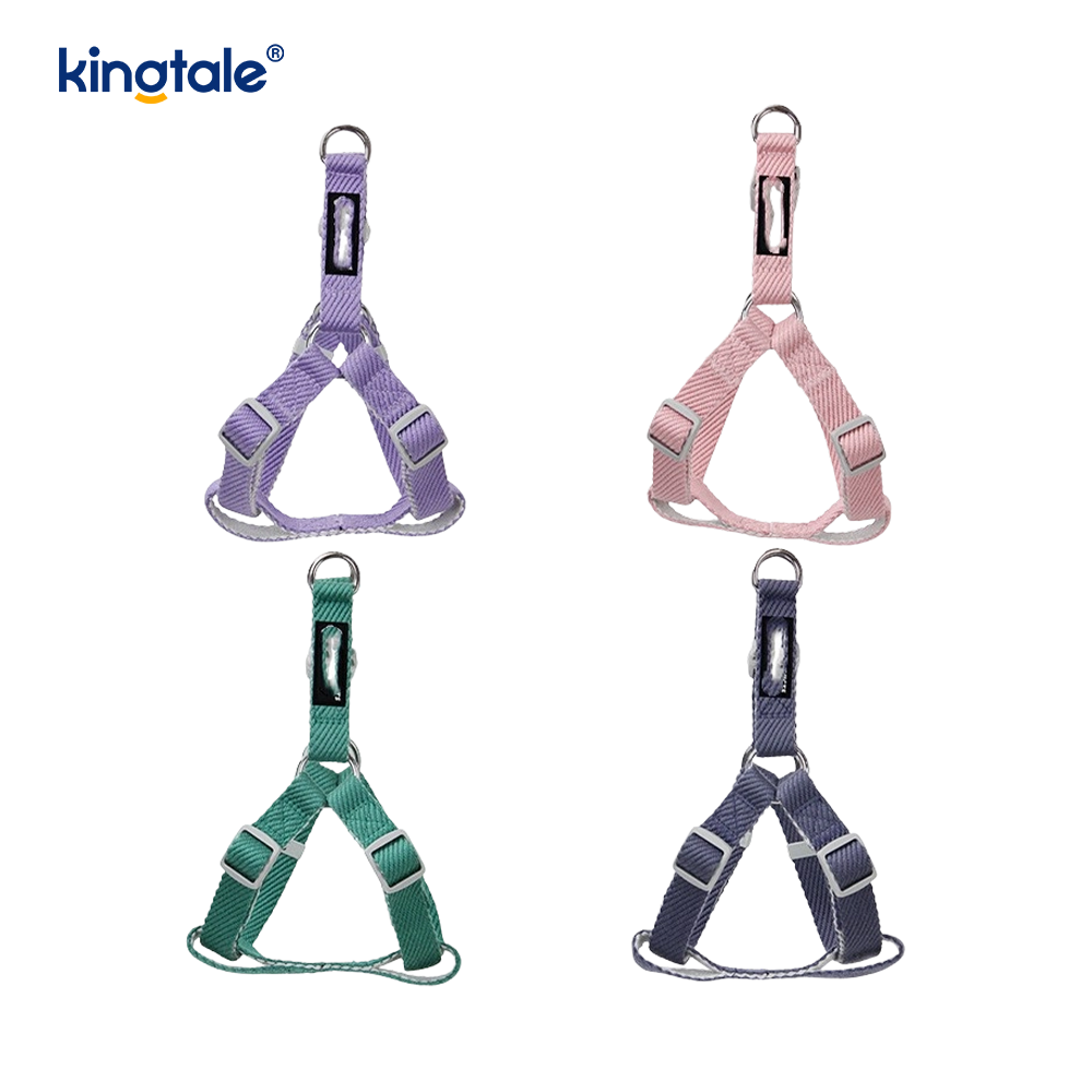 Personalized OEM/ODM Print Pattern Dog Harness Collar Leash Set