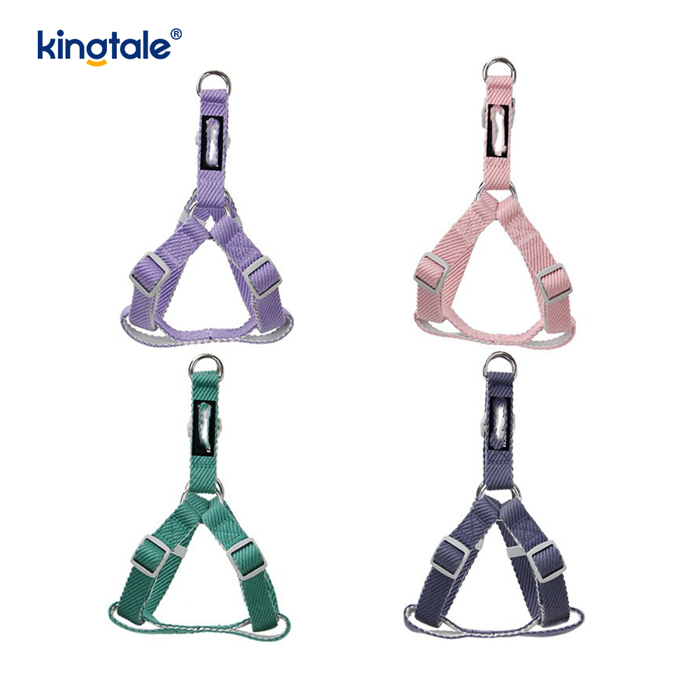 Personalized OEM/ODM Print Pattern Dog Harness Collar Leash Set