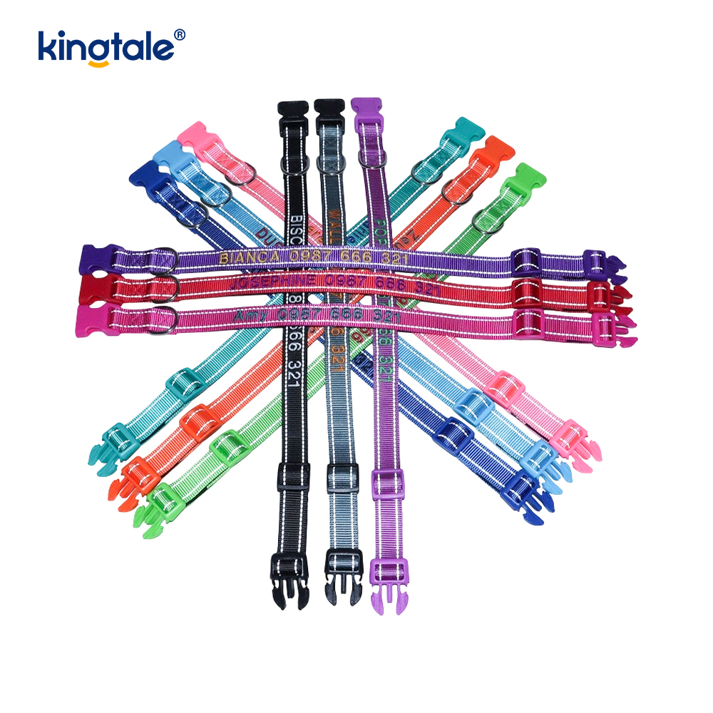 Service Dog Collar Coded Buckle Design For Preventing Accidents Warns