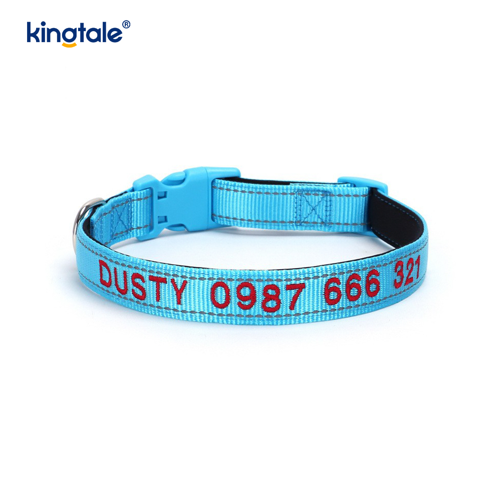 Service Dog Collar Coded Buckle Design For Preventing Accidents Warns