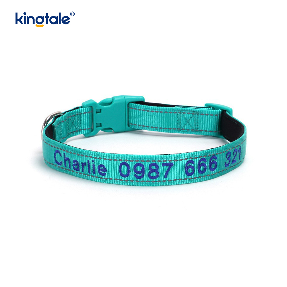 Service Dog Collar Coded Buckle Design For Preventing Accidents Warns