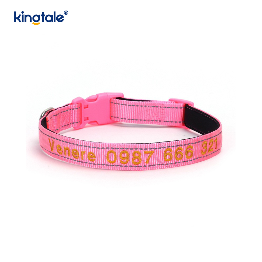 Service Dog Collar Coded Buckle Design For Preventing Accidents Warns