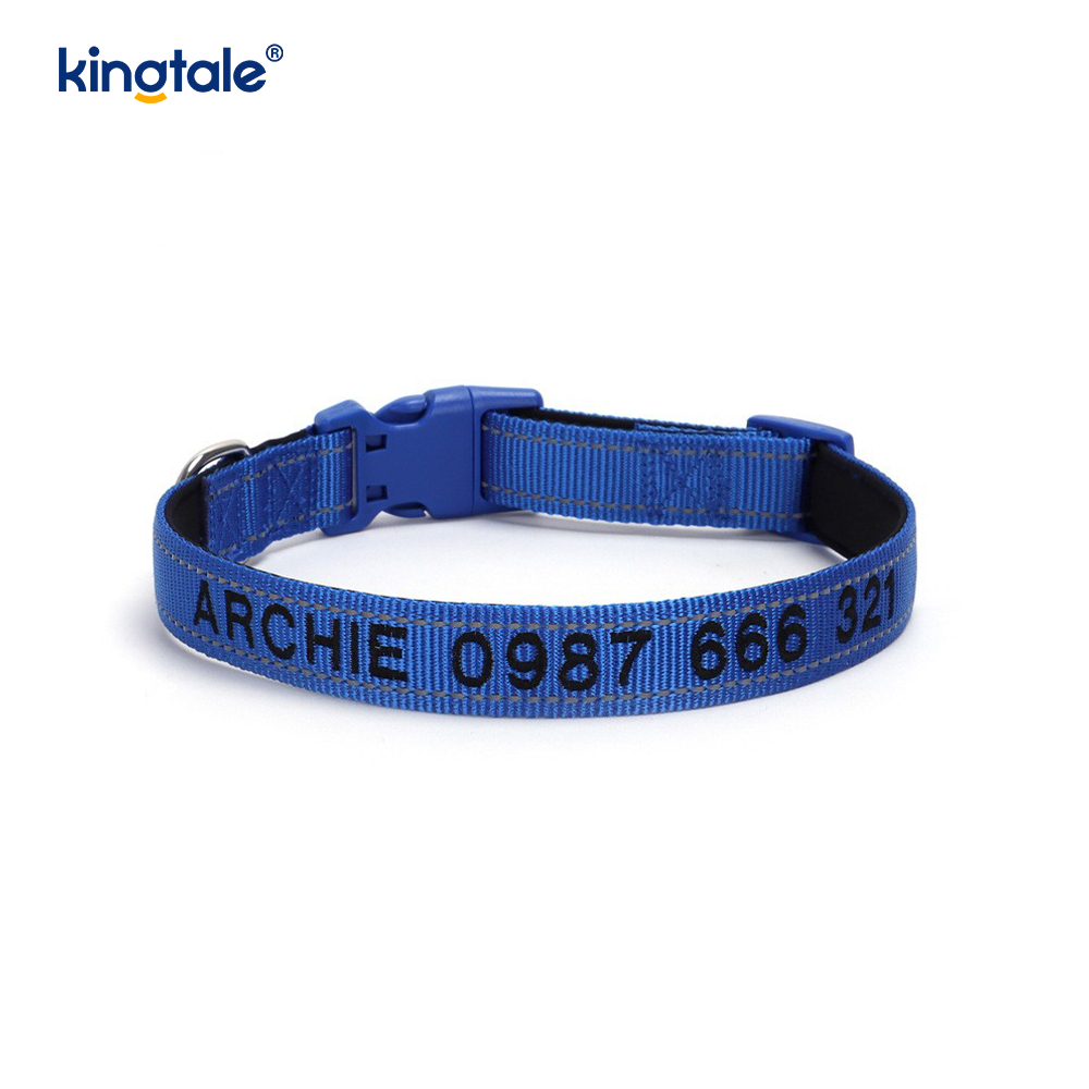 Service Dog Collar Coded Buckle Design For Preventing Accidents Warns