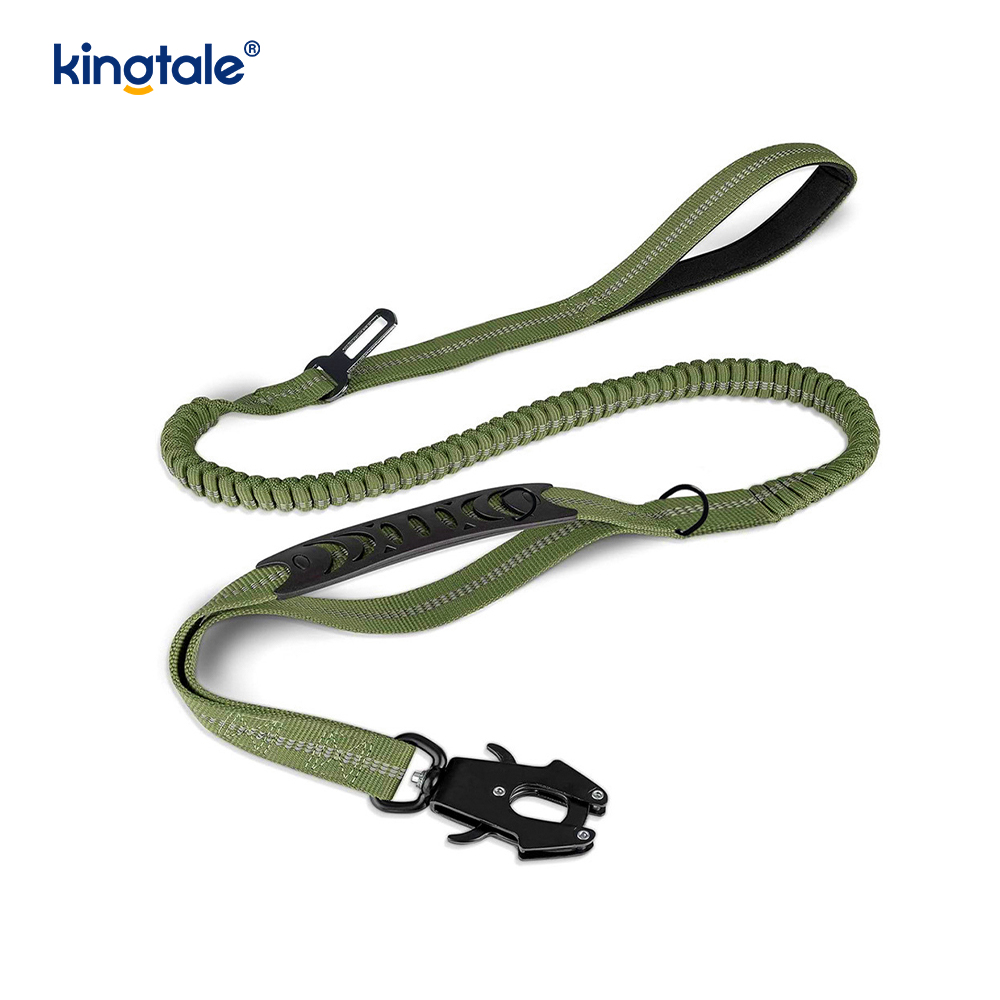 4 In 1 Heavy Duty Dog Lead With Car Seat Belt And Soft Padded Handle