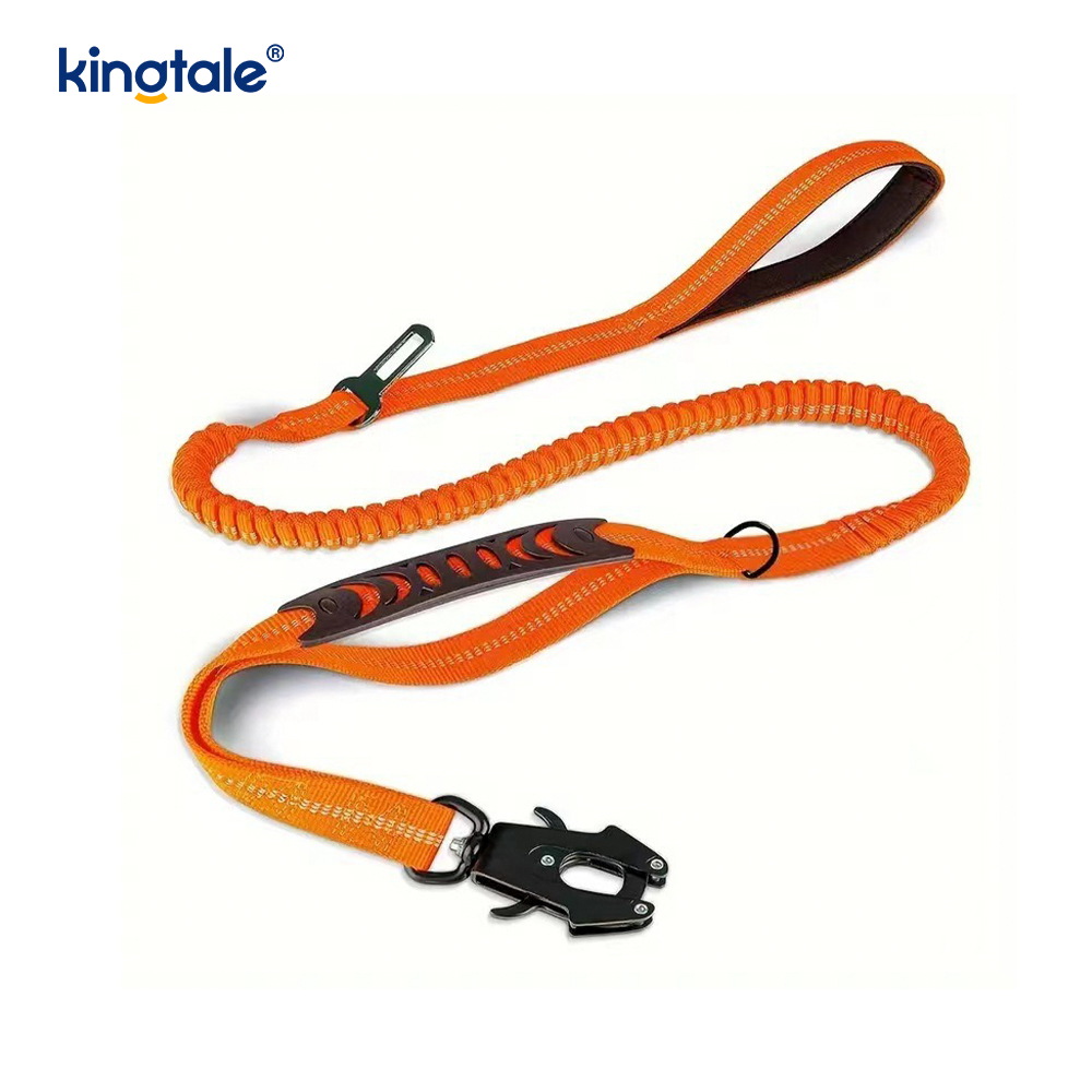 4 In 1 Heavy Duty Dog Lead With Car Seat Belt And Soft Padded Handle