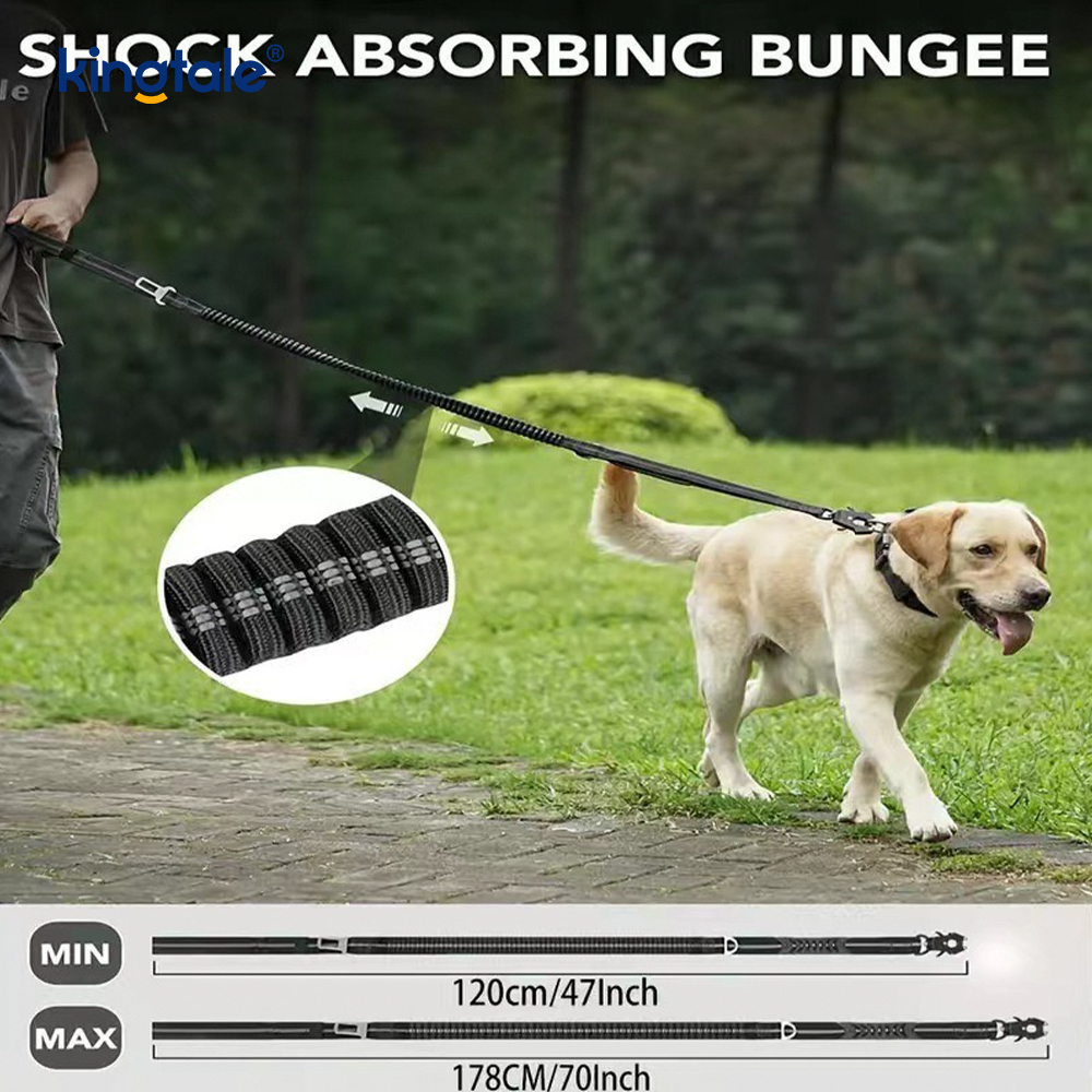 4 In 1 Heavy Duty Dog Lead With Car Seat Belt And Soft Padded Handle